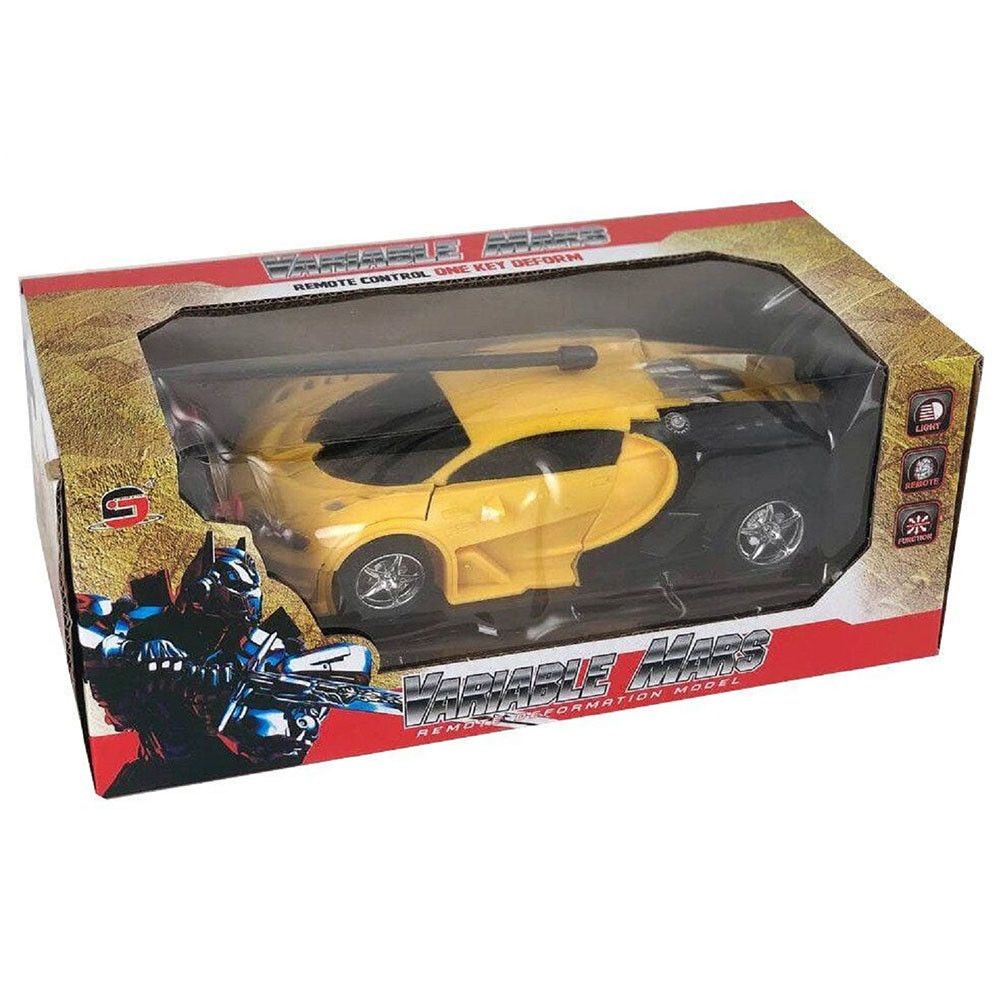

Машинка Трансформер Bugatti Robot Car Size 1:18 ЖЁЛТАЯ С ПУЛЬТОМ *3011015105 [212]