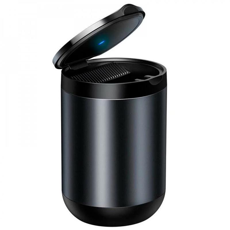 

Автомобильная пепельница Baseus Premium Car Ashtray Black/Grey CRYHG01-0G