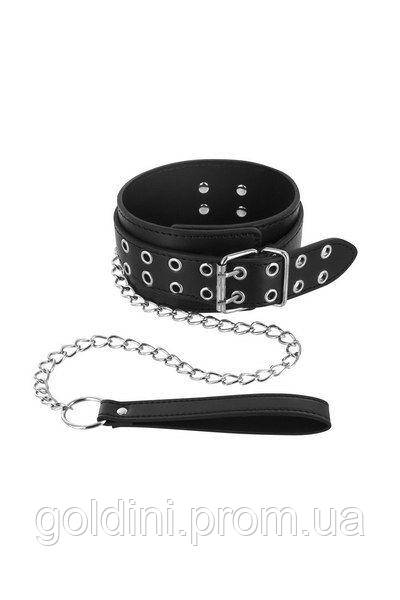 

Ошейник с поводком Fetish Tentation Eyalets and Leash (мятая упаковка)
