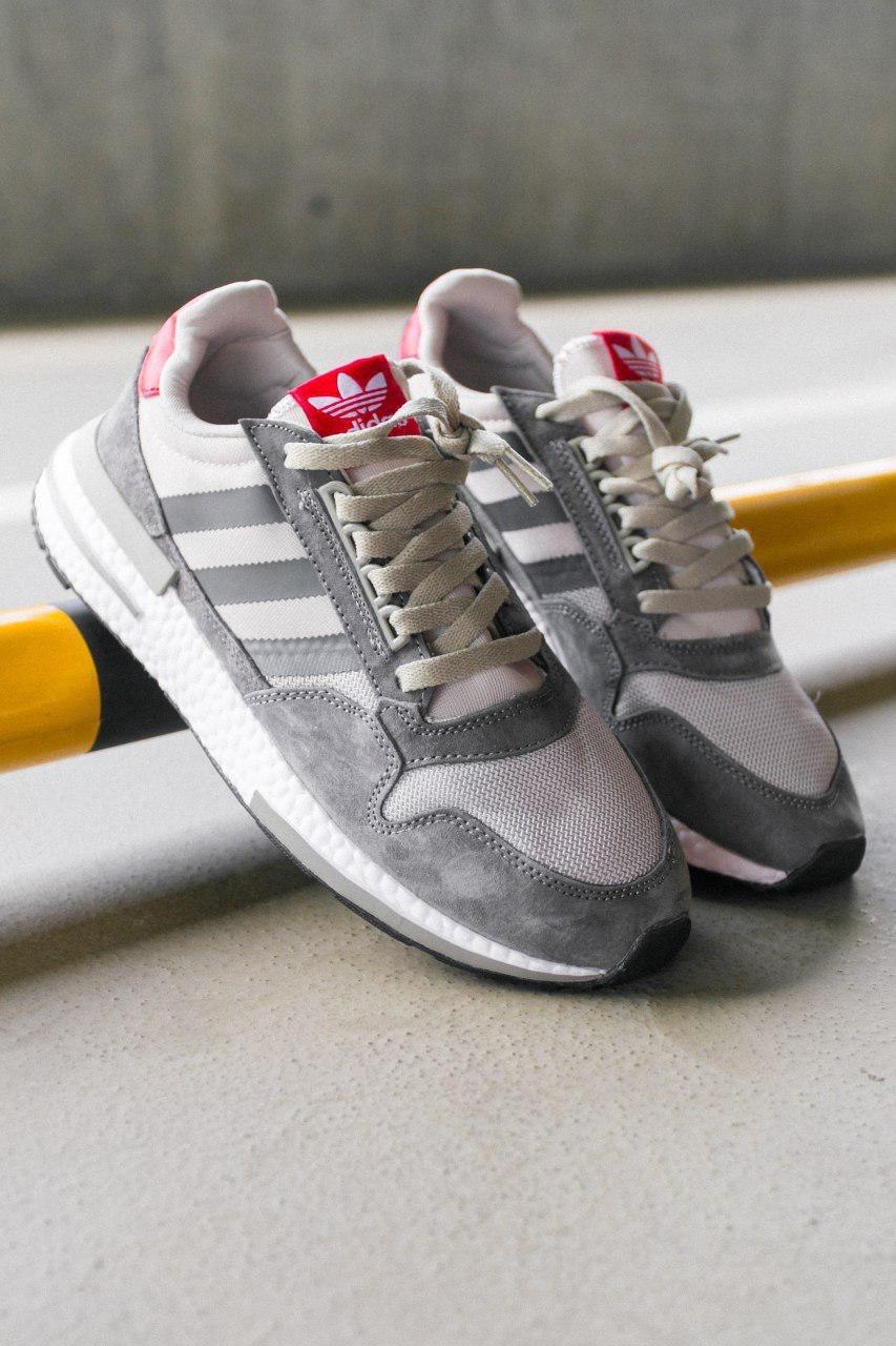 

Мужские серые кроссовки Adidas ZX 500 RM Commonwealth, Серый