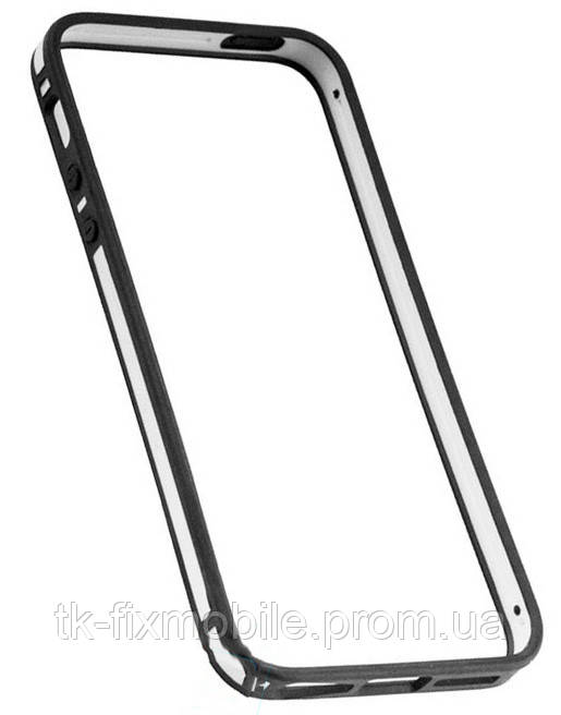 

Чехол бампер Apple iPhone 5 Bumpers Slim черно-Белый