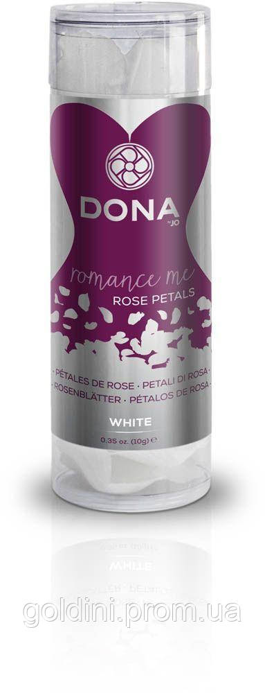 

Декоративные лепестки розы DONA Rose Petals White, многоразовые, не вянут