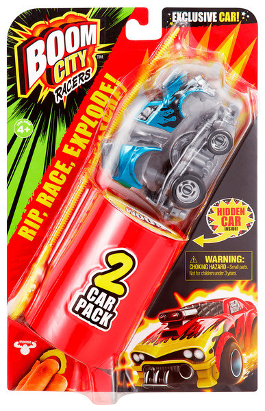 

Машинки с пусковым устройством 2 шт Boom City Racers Fire It Up!