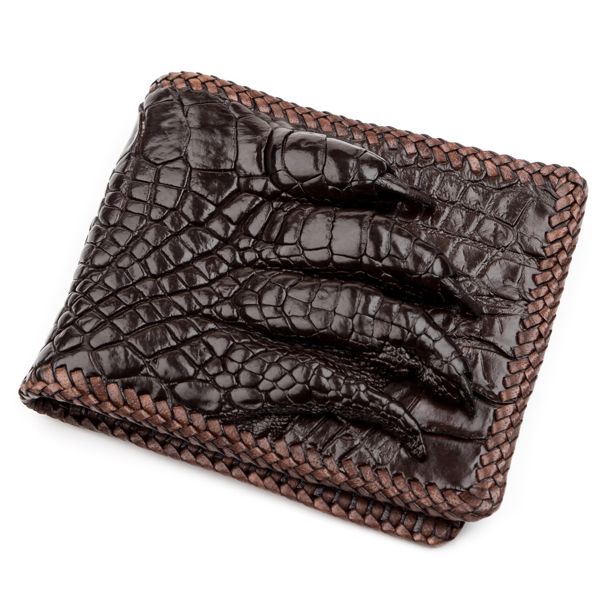 

Портмоне CROCODILE LEATHER 18229 из натуральной кожи крокодила Коричневый