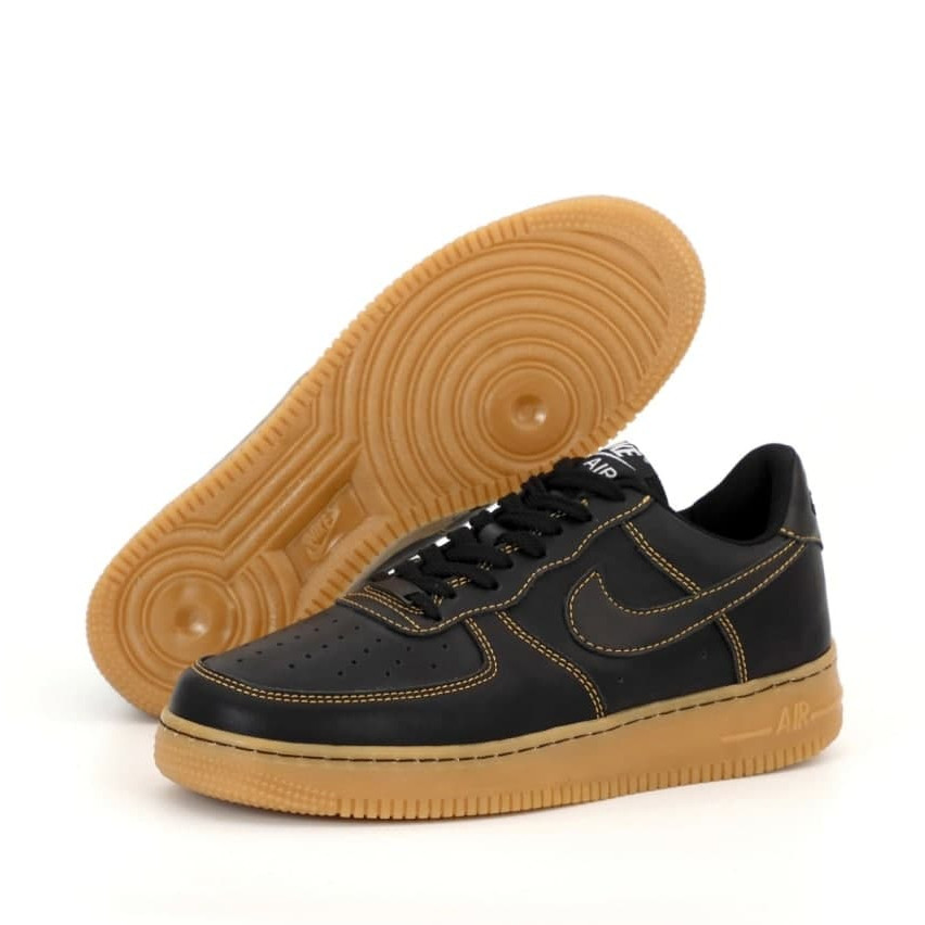 

Мужские кроссовки в стиле Nike Air Force 1 Low, кожа, черный, Вьетнам (КД-4