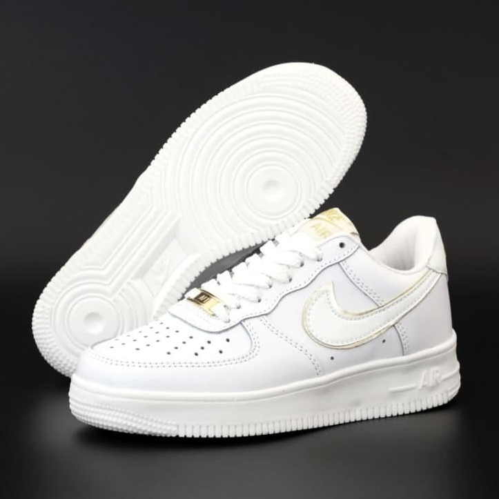 

Женские кроссовки в стиле Nike Air Force 1 Low, кожа, белый, Вьетнам 37 (КД-4)м2