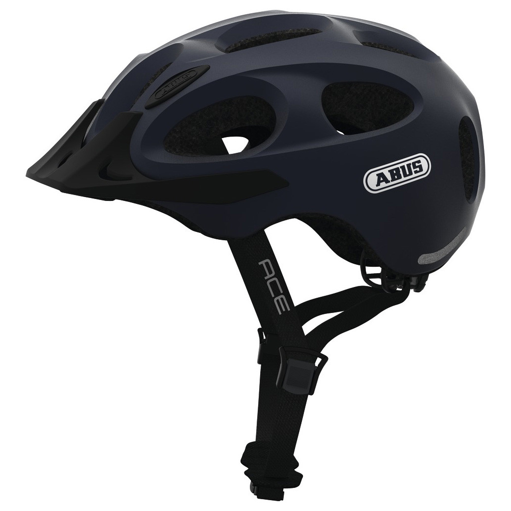 

Шолом велосипедний ABUS YOUN-I ACE L 56-61 Metallic Blue, Темно-синий