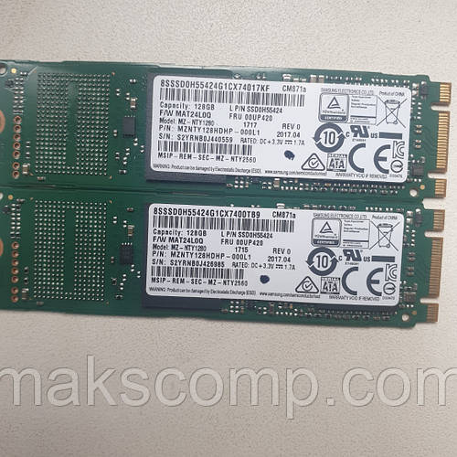 SSD Samsung CM871a 128GB m.2 SATAIII (MZNTY128HDHP), цена 500 грн., купить  в Одессе — Prom.ua (ID#903012988)