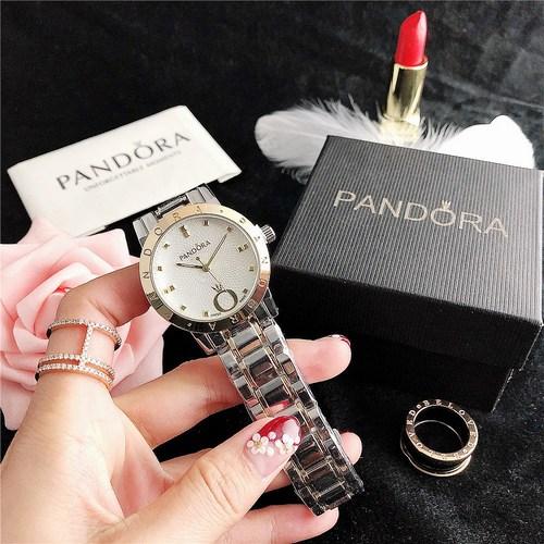 

Женские часы Pandora 7287FD Silver-Gold-White