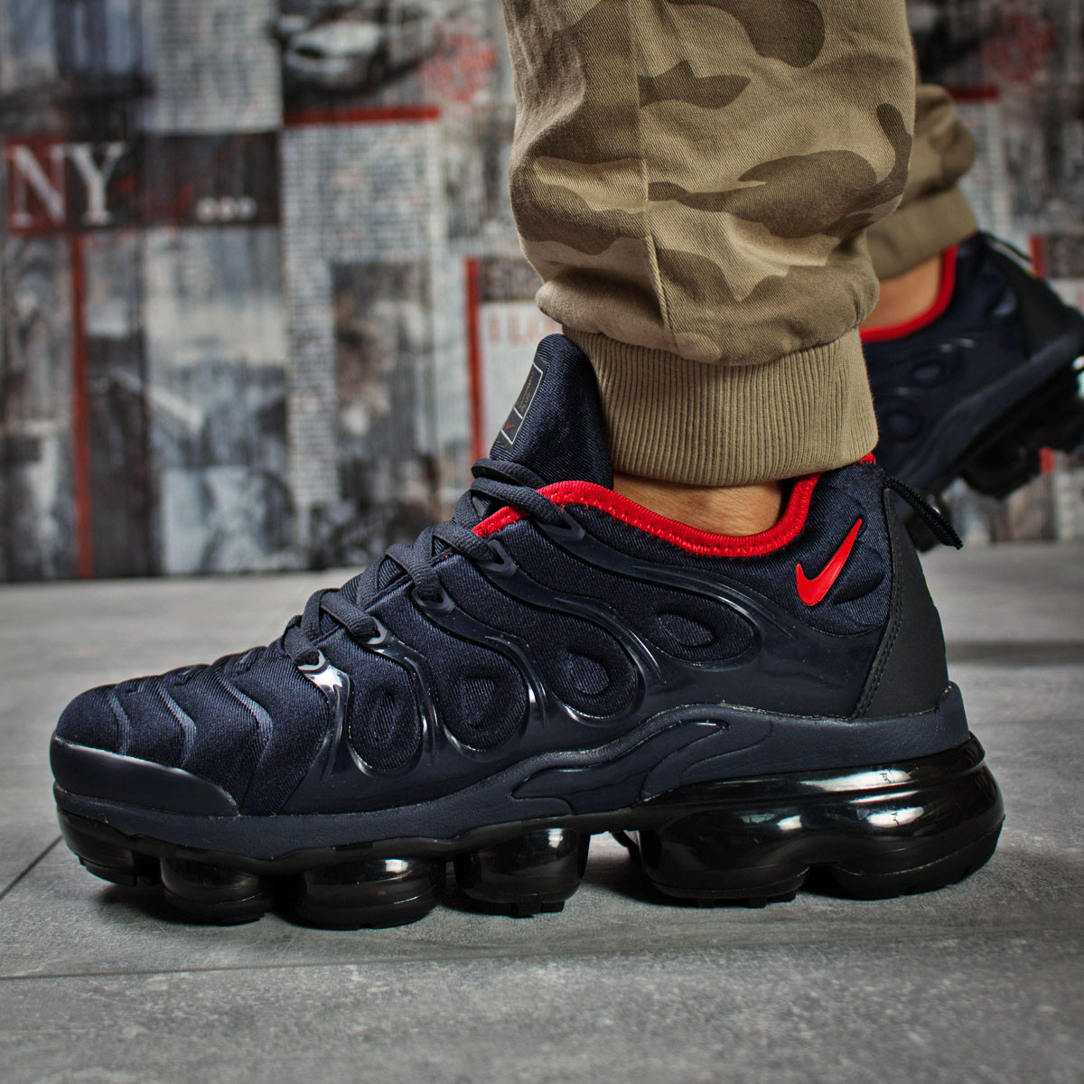 

Кроссовки мужские 15843, Nike Tn Air, темно-синие, [ 41 ] р. 41-26,5см., Темно-синий