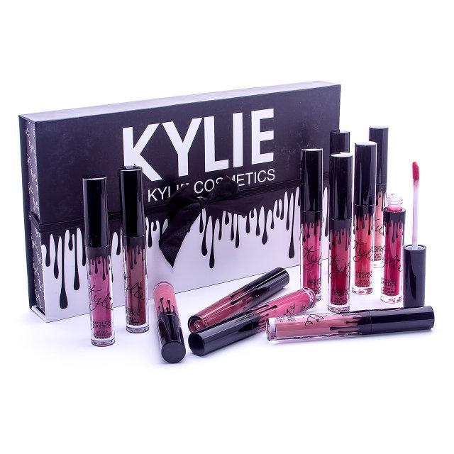 

Набор жидких матовых помад Kylie By Kylie Cosmetics 12 шт с бантом УЦЕНКА (101200