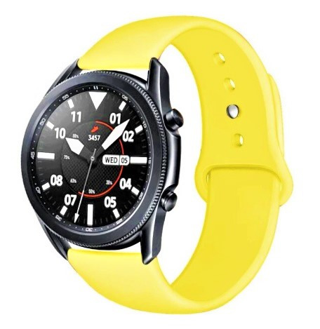 

Ремешок силиконовый BeWatch для Samsung Galaxy Watch 42mm | Galaxy Watch 3 41 mm Желтый (1010320)