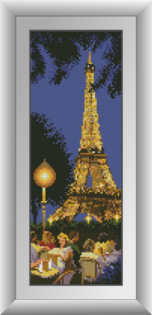 Алмазна мозаїка Эйфилева вежа Dream Art 30265 15х42см 19 кольорів, квадр.стрази, повна зашивання. Набір