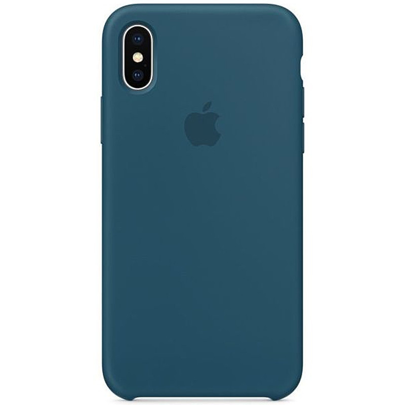 

Уценка Чехол Silicone Case (AA) для Apple iPhone X (5.8") / XS (5.8") Дефект упаковки / Синий / Navy blue