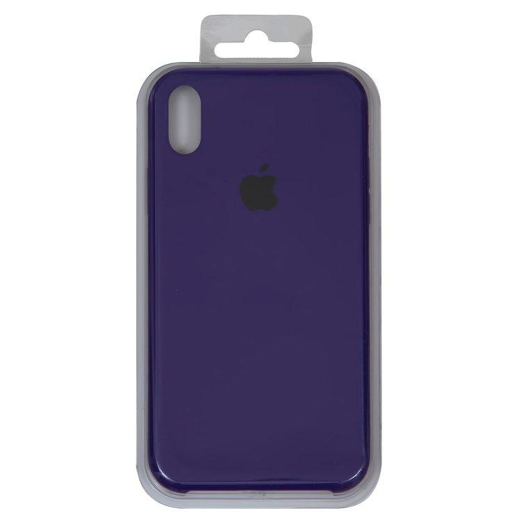 

Чехол для iPhone X, iPhone XS, фиолетовый, Original Soft Case, силикон, dark purple (59