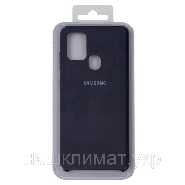 

Чехол для Samsung A217 Galaxy A21s, черный, синий, Original Soft Case, силикон, dark blue (08