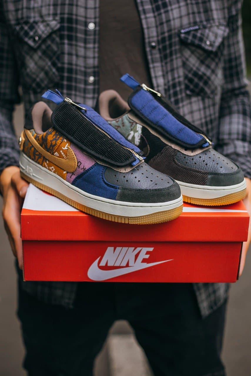 

Женские кроссовки Nike Air Force 1 x Travis Scott Cactus Jack Multicolored / Найк Аир Форс Разноцветные 41, Разные цвета