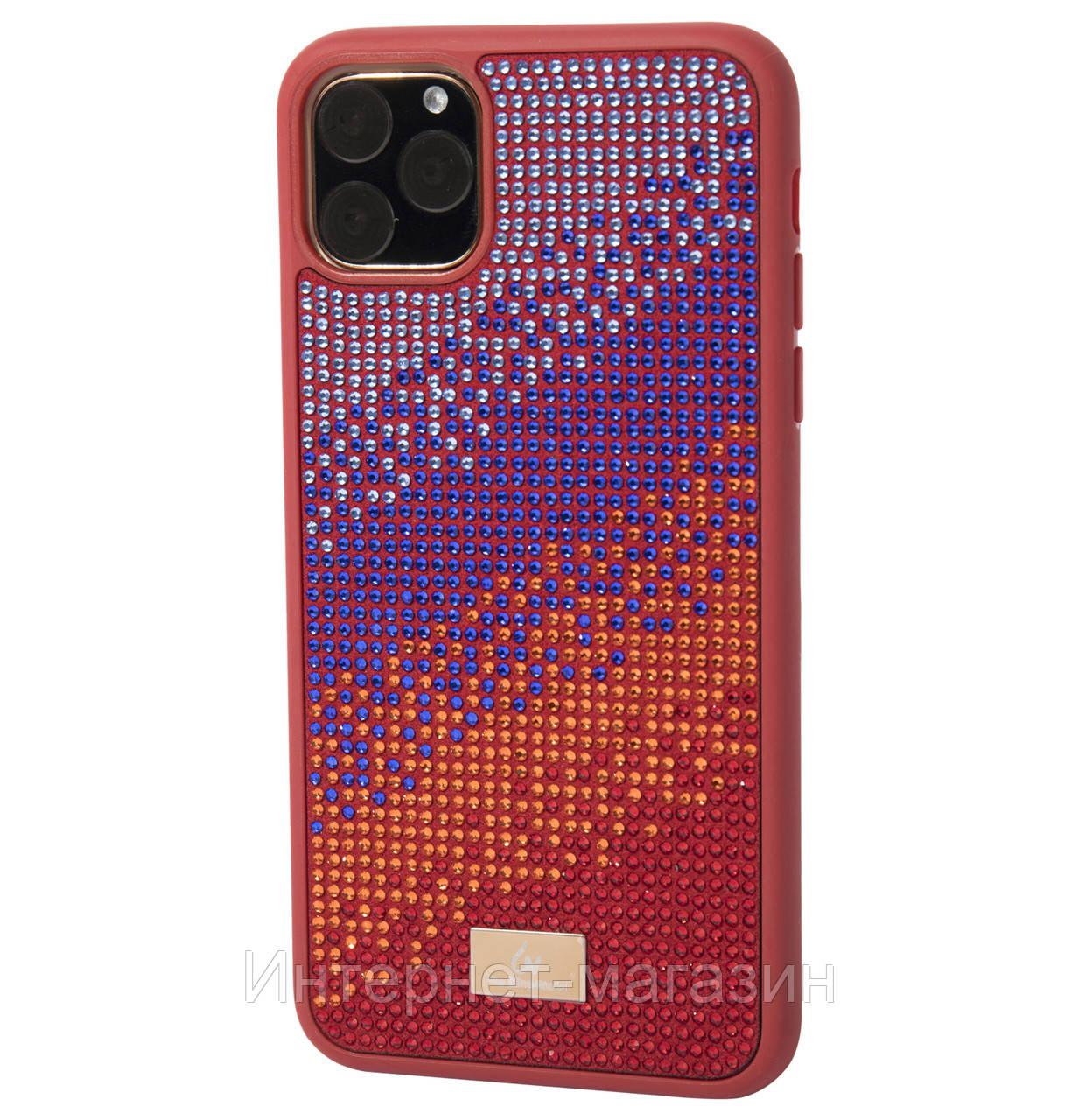 

Чехол-накладка TPU Bling World Rainbown Design для iPhone 11 Pro Max Красный