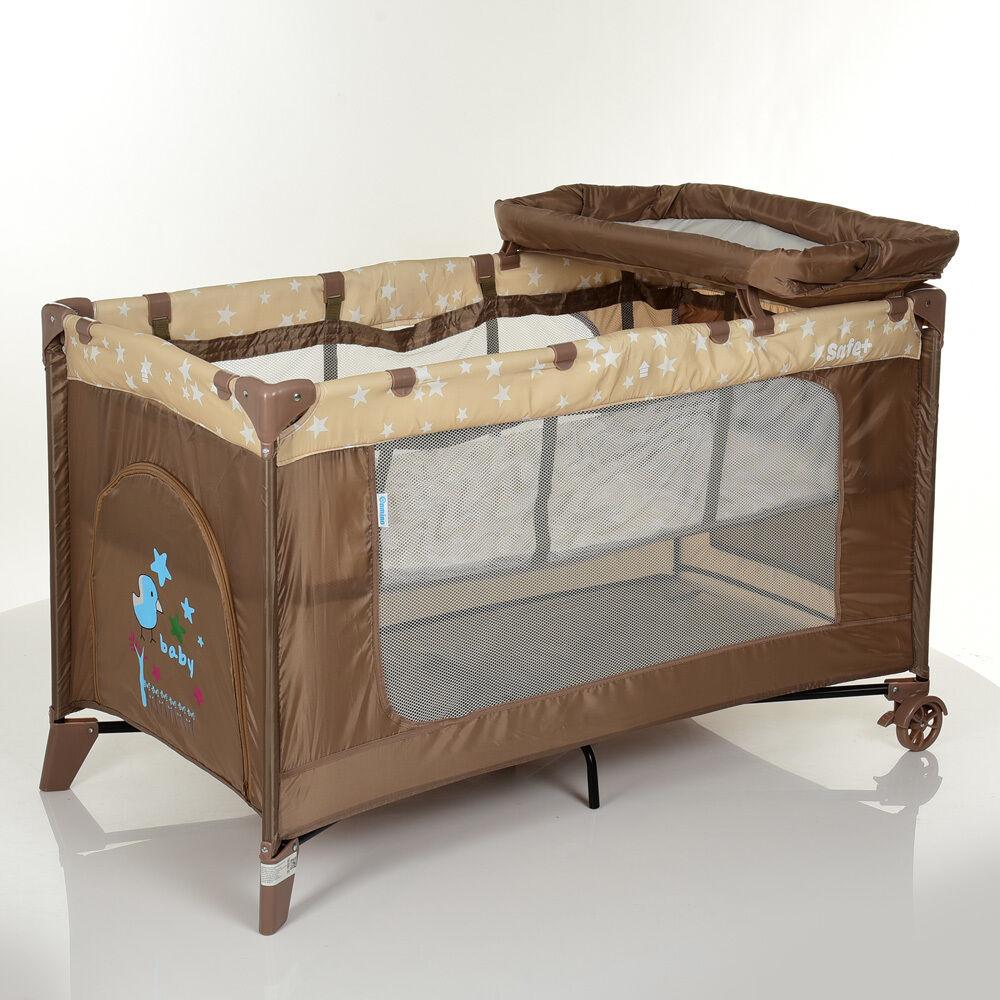 

Манеж El Camino ME 1054 SAFE PLUS Stars Beige