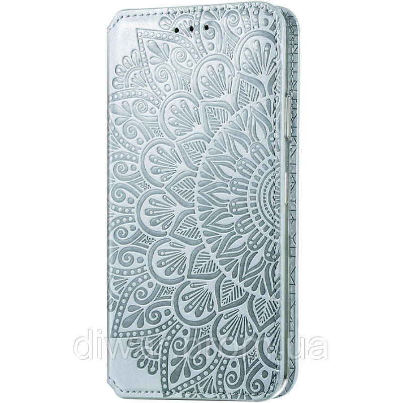 

Кожаный чехол книжка GETMAN Mandala (PU) для Samsung Galaxy A51 Серый