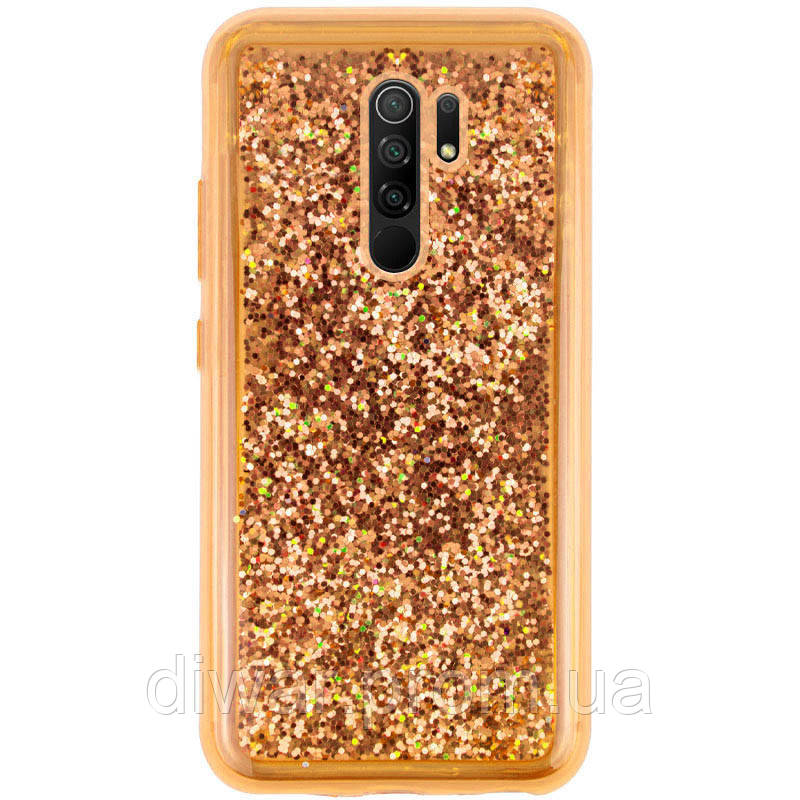 

Уценка TPU+PC чехол Sparkle (glitter) для Xiaomi Redmi 9 Эстетический деффект / Золотой