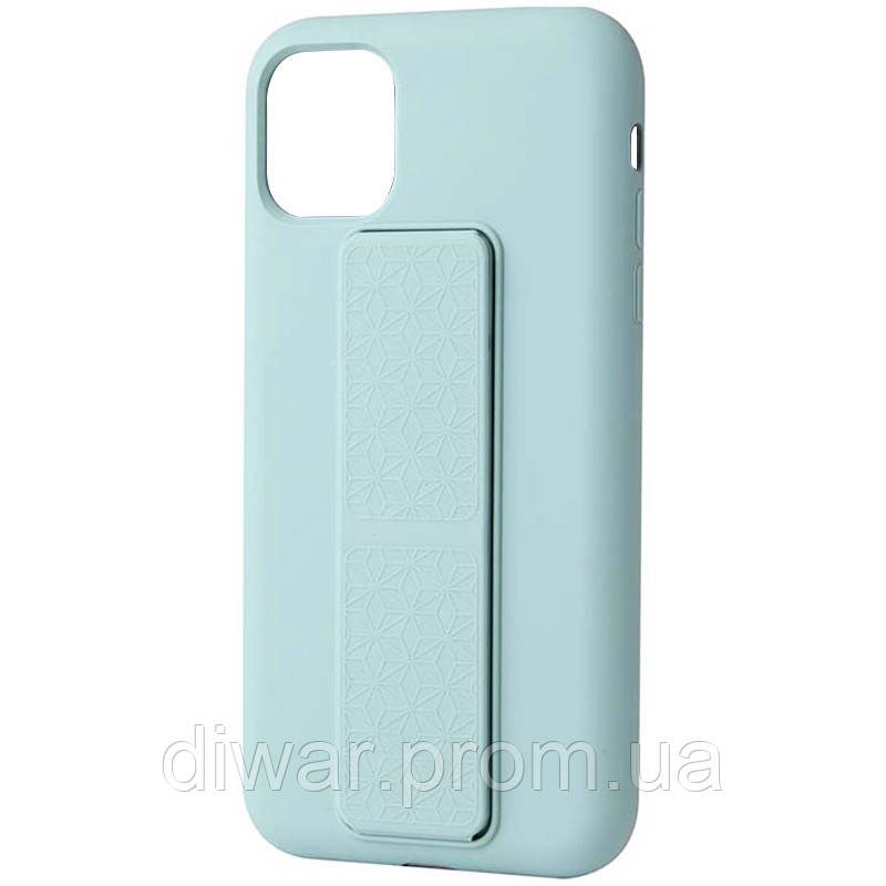 

Чехол Silicone Case Hand Holder для Apple iPhone 11 Pro Max (6.5, Бирюзовый / ice blue