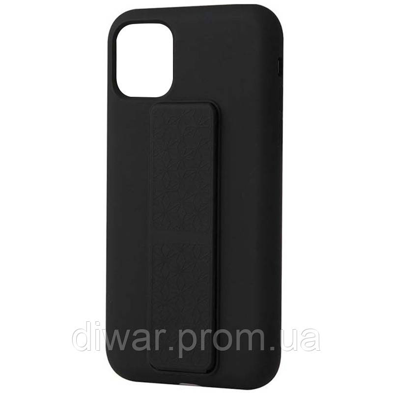 

Чехол Silicone Case Hand Holder для Apple iPhone 12 mini (5.4") Черный / Black