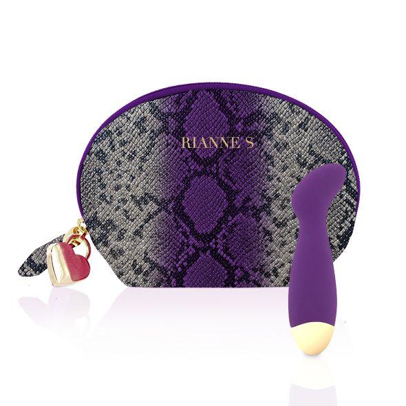 

Вібратор для точки G Rianne S: Boa Mini Purple, косметичка в подарунок, Бузковий