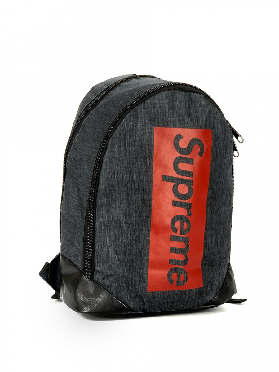 

Рюкзак Supreme темно - серый меланж
