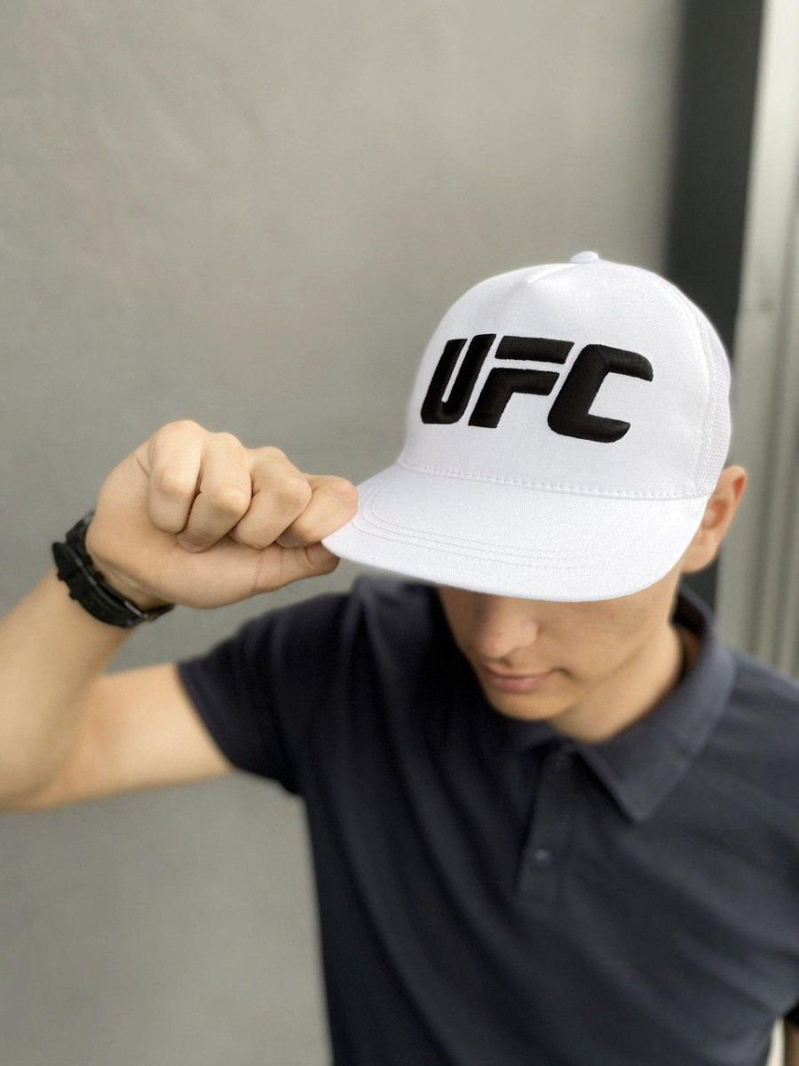 

Кепка UFC Reebok белая big black logo