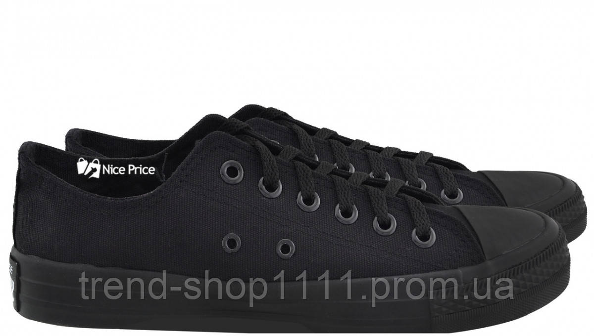 

Кеды Converse All Stars Black Monochrome Low M5039 (черные) 39