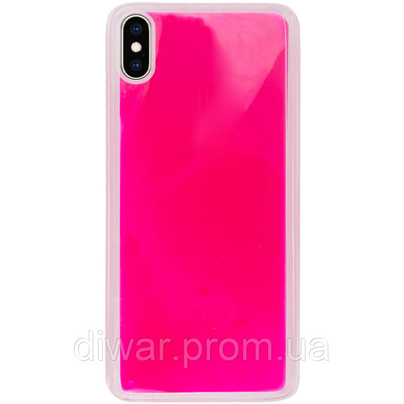 

Неоновый чехол Neon Sand glow in the dark для Apple iPhone X / XS (5.8") Розовый