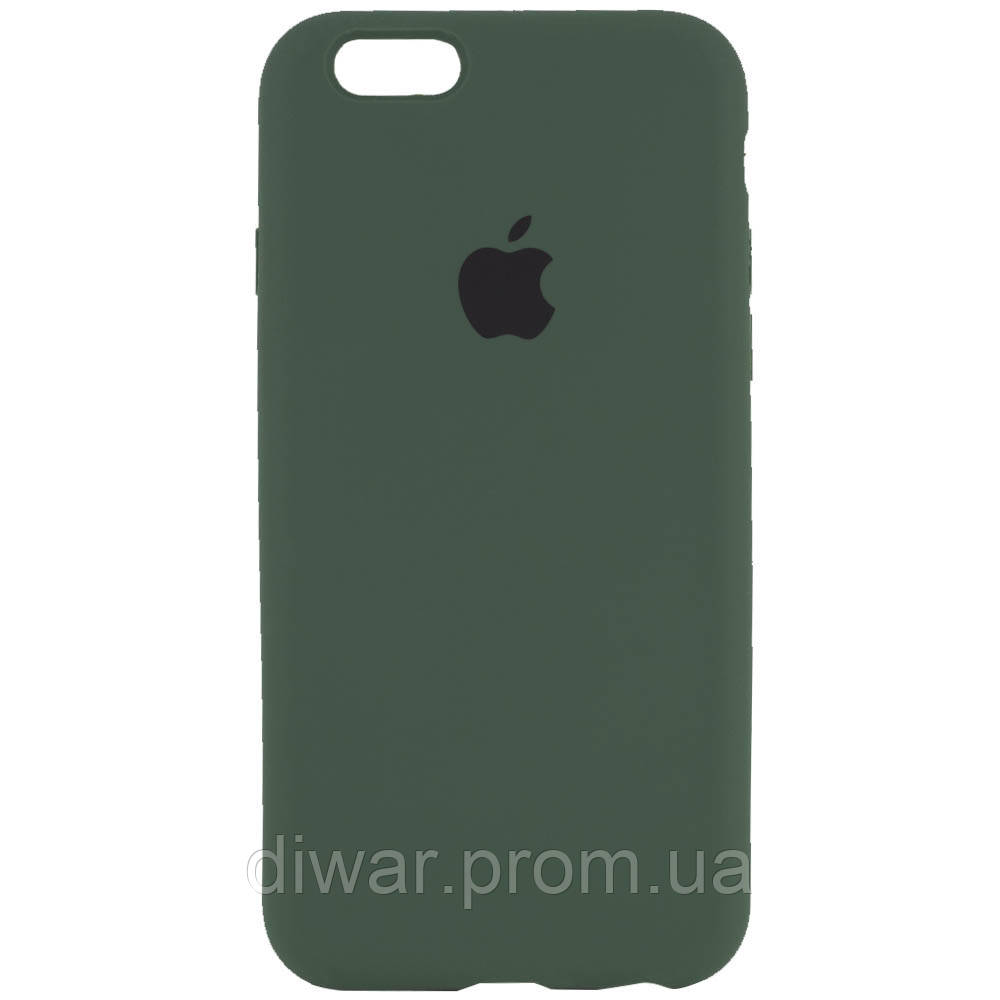 

Чехол Silicone Case Full Protective (AA) для Apple iPhone 6/6s (4.7") Зеленый / Army green