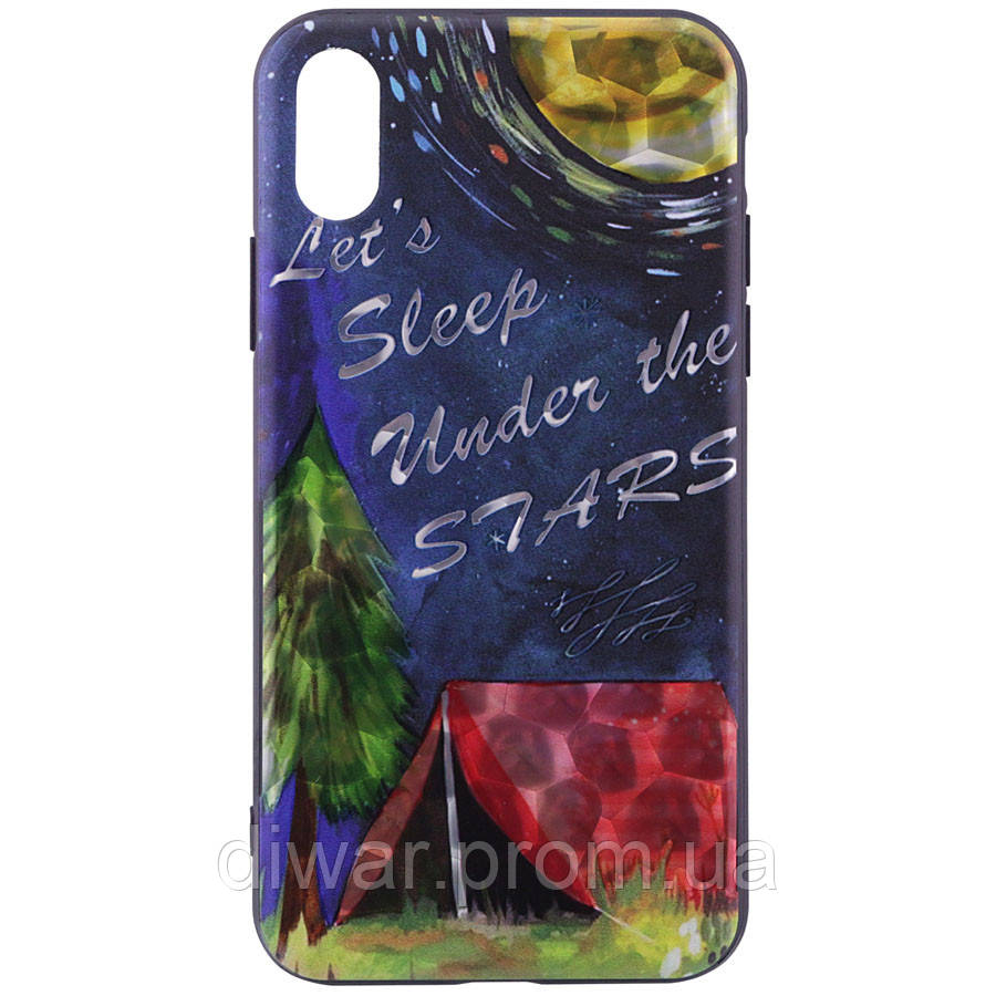 

TPU чехол YCT Brilliant для Apple iPhone X (5.8") / XS (5.8") Сон в палатке