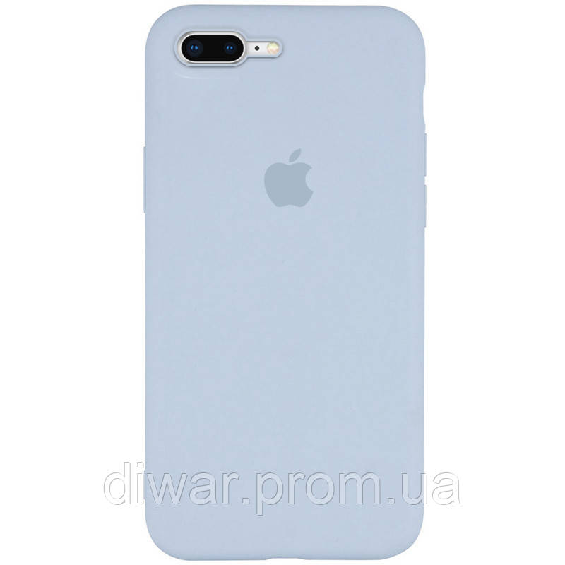 

Чехол Silicone Case Slim Full Protective для Apple iPhone 7 plus / 8 plus (5.5") Голубой / Ice blue
