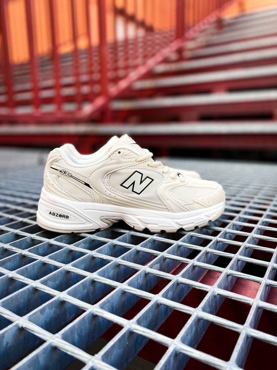 

Женские кроссовки New Balance 530 White Cream (кремовый) К2251 спортивные демисезонные кроссы