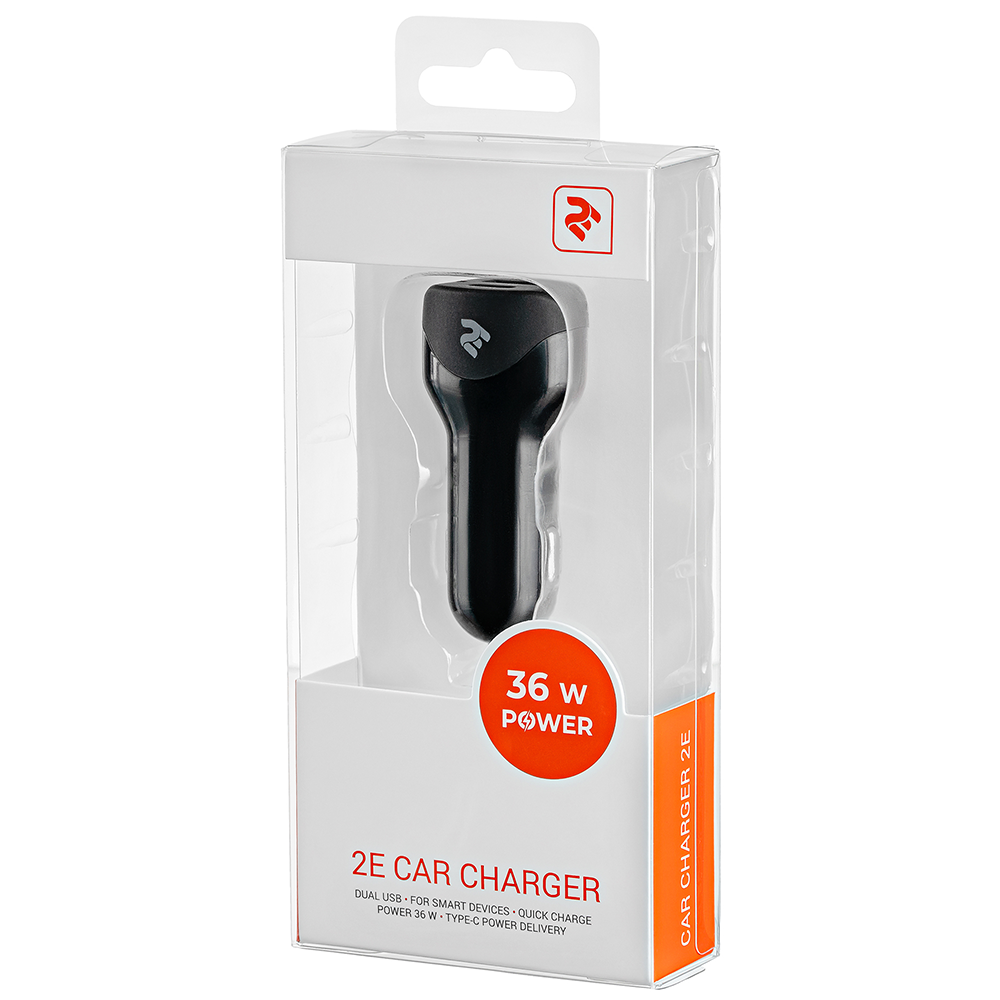 АЗУ без кабеля | USB Car Charger З Черный