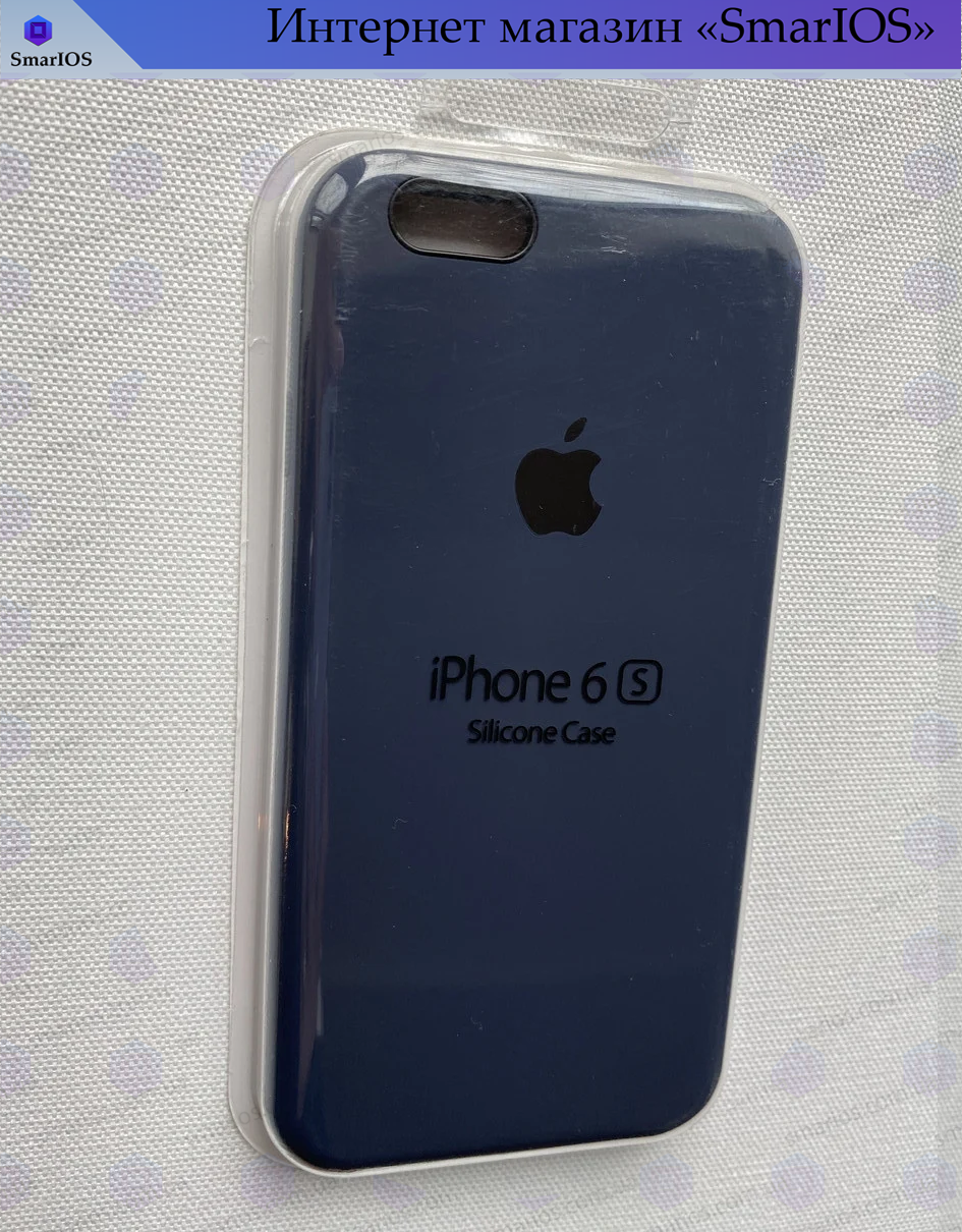 

Чехол Silicone Case iPhone 6 / 6s Матовый, Сликон + Микрофибра Внутри. Выбери Цвет в Карточке Товара, Синий
