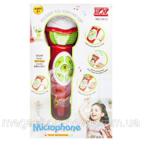 

Микрофон музыкальный с эффектами (красный) 5832, KX, Разноцвет