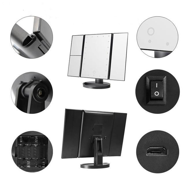 

Зеркало косметическое с LED подсветкой - Mirror to your beauty! Скидка