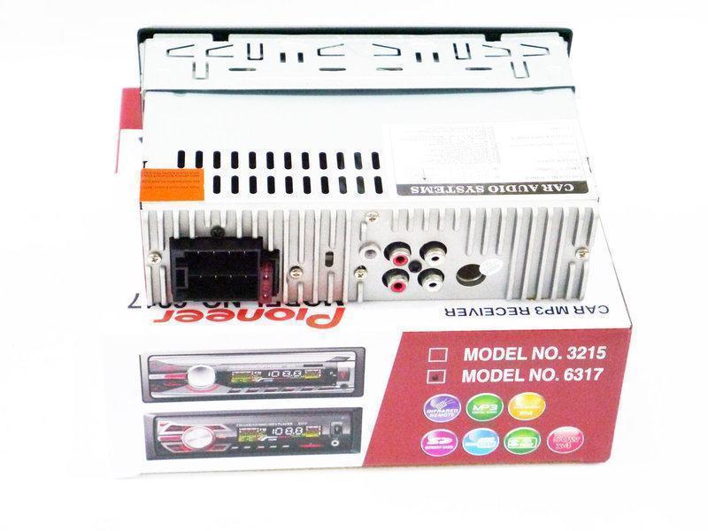 

Автомагнитола Pioneer 1DIN MP3-6317 RGB! Акция