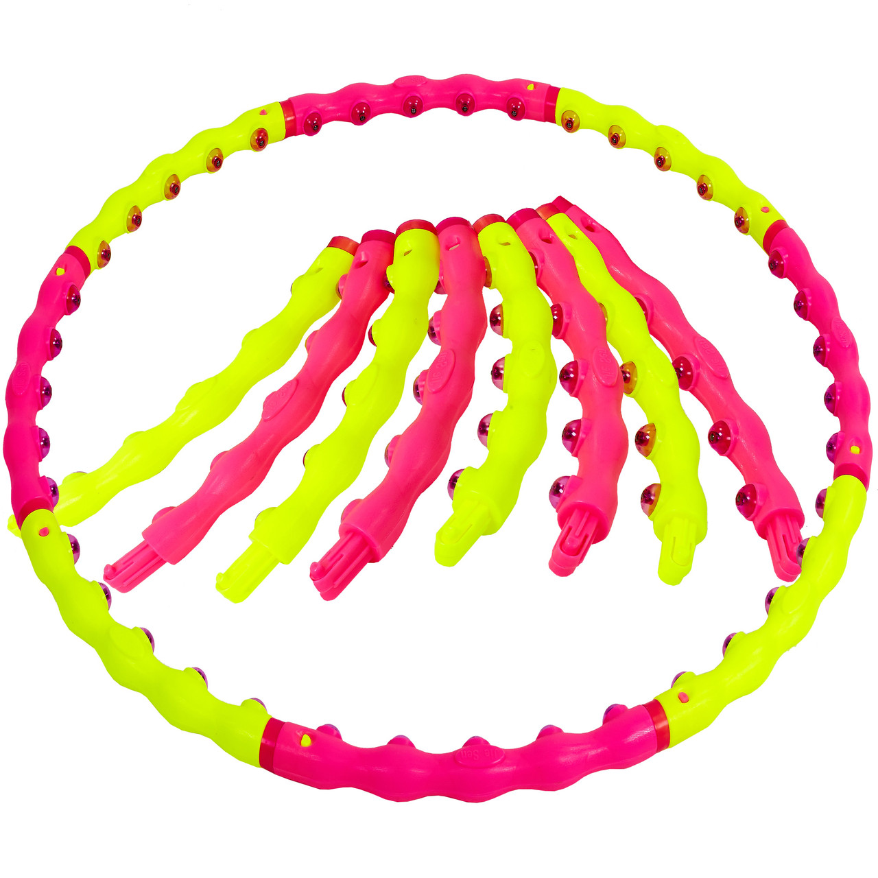 

Обруч массажный Хула Хуп SP-Planeta Hula Hoop SPORT HOOP JS-6013 (пластик, 1,5кг, 8 секций с магнитами,