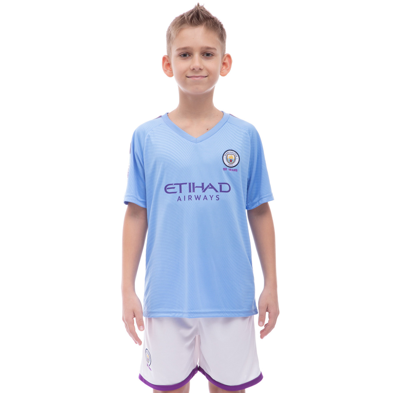 

Форма футбольная детская MANCHESTER CITY домашняя 2020 SP-Planeta CO-1045 (р-р 20-28-6-14лет, 110-155см