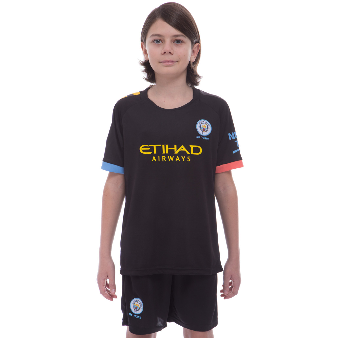 

Форма футбольная детская MANCHESTER CITY гостевая 2020 SP-Planeta CO-1046 (р-р 20-28-6-14лет, 110-155см