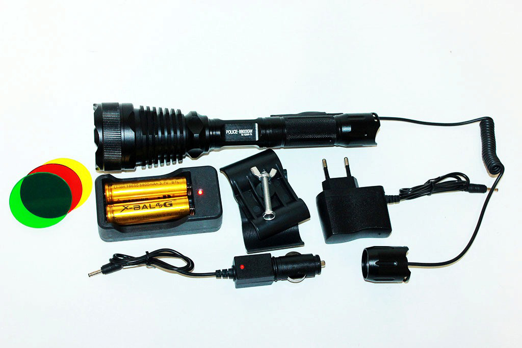 

Фонарик подствольный Police BL-Q 2800 - T6 (для охотников), Черный