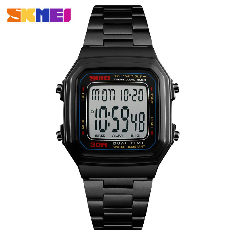 

Мужские часы Skmei 1337 S black / silver