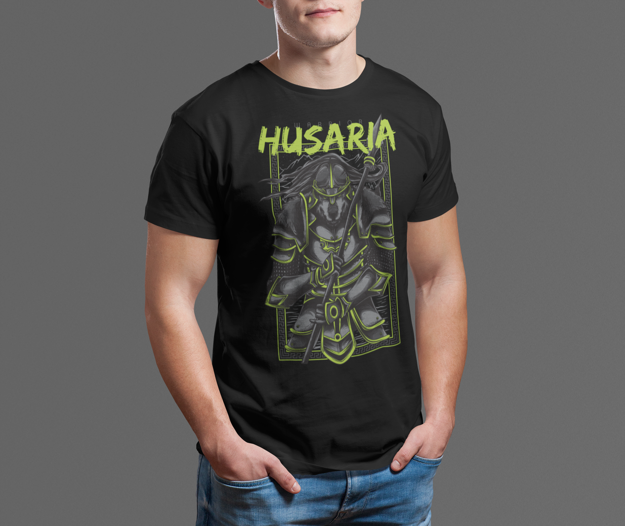 

Футболка с принтом Husaria Warrior