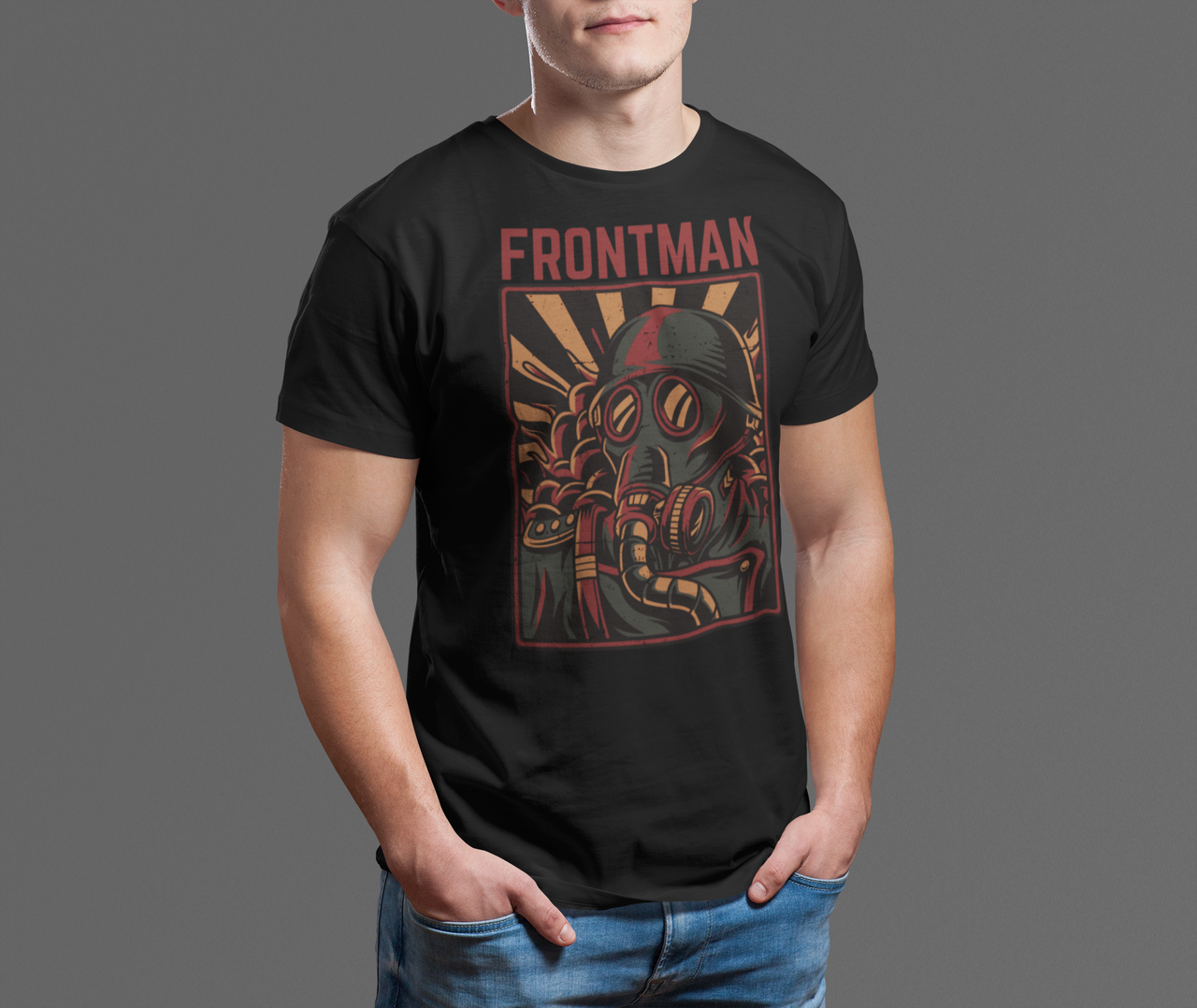 

Футболка с принтом Frontman