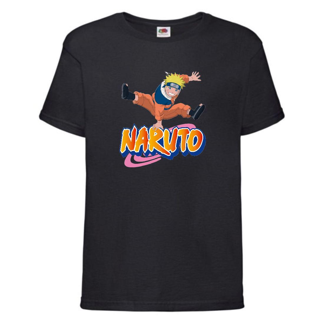 

Футболка Наруто (Naruto - 0037) черная 104-116-128-140-152-164 размер