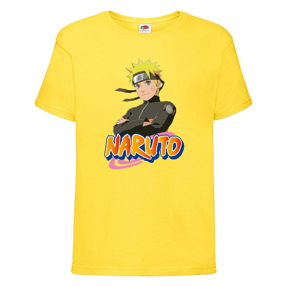 

Футболка Наруто (Naruto - 0035) желтая 104-116-128-140-152-164 размер